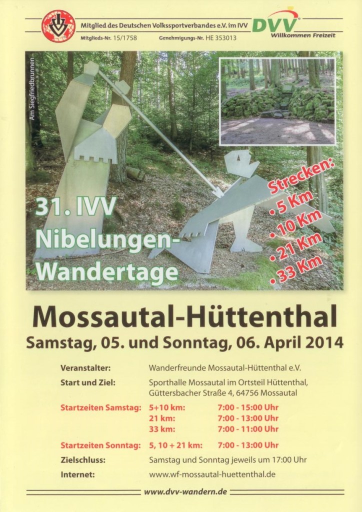 Wandertage Mossautal-Hüttenthal