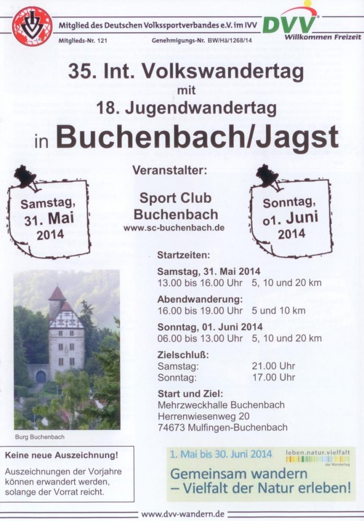 Wandertage Buchenbach/Jagst