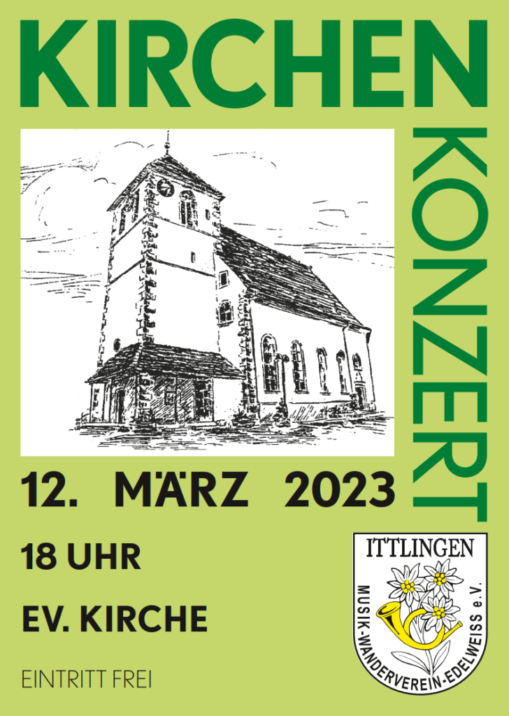 Kirchenkonzert 12.03.2023 @ Evangelische Kirche Ittlingen